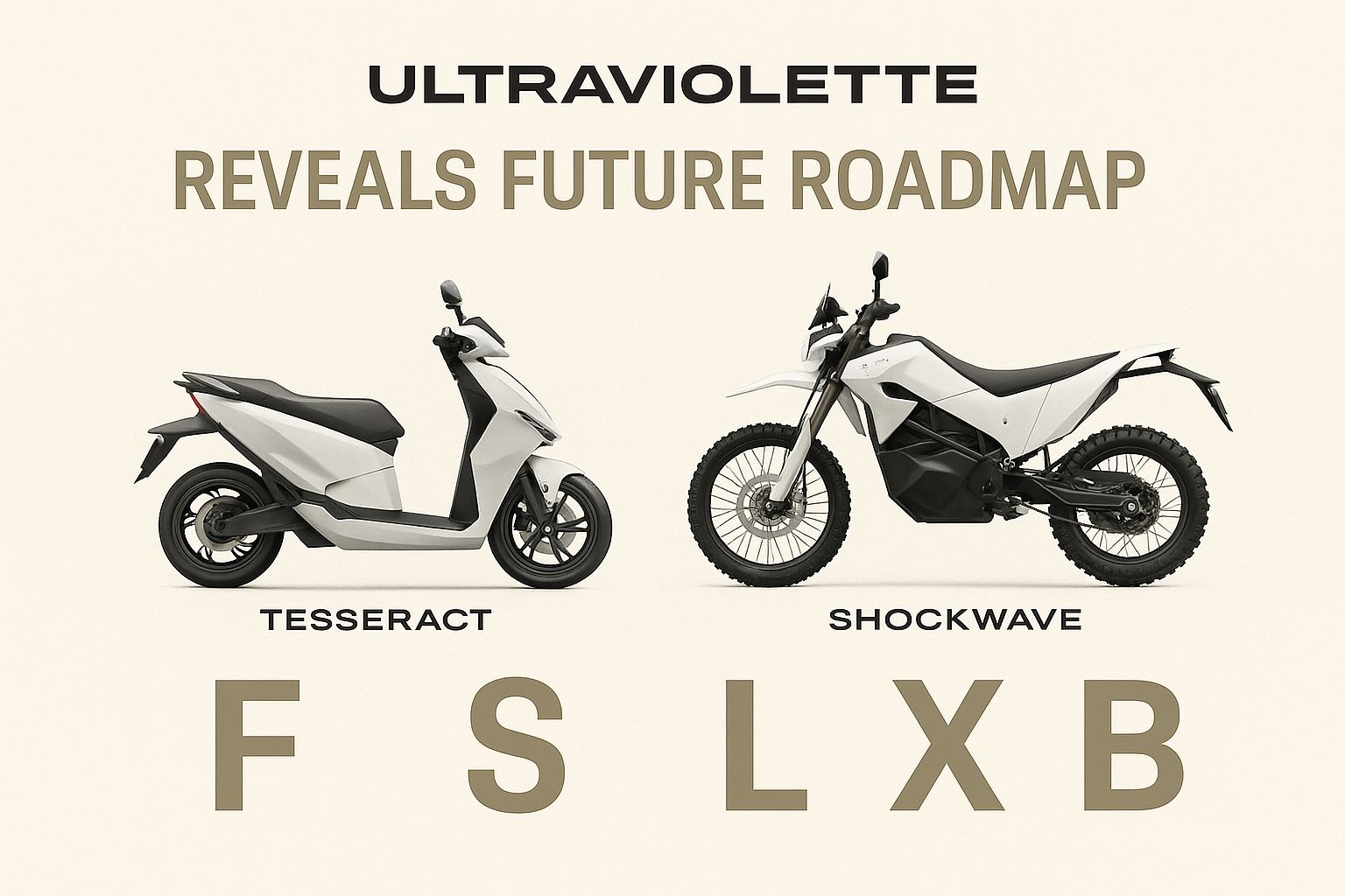 Ultraviolette Reveals Future Roadmap – New Electric Bikes, Scooters Teased.